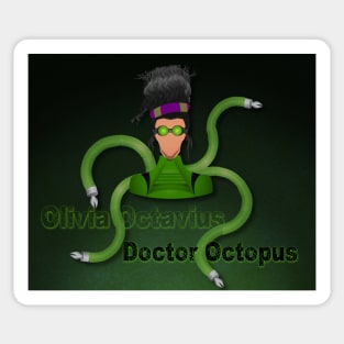 Doc ock backdrop Sticker